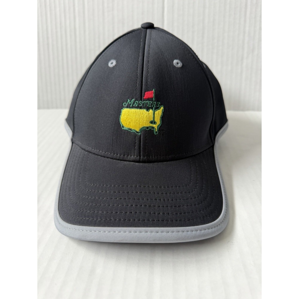Masters Golf Hat Cap Black Masters PGA Adjustable American Needle Performance